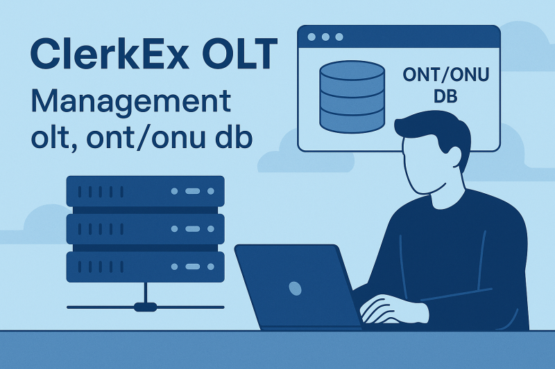 ClerkEx OLT – Powerful OLT & ONT/ONU Management Platform