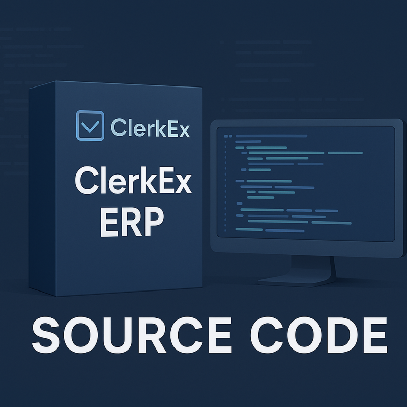 ClerkEx ERP – Complete Source Code (Self-Hosted ERP Solution)