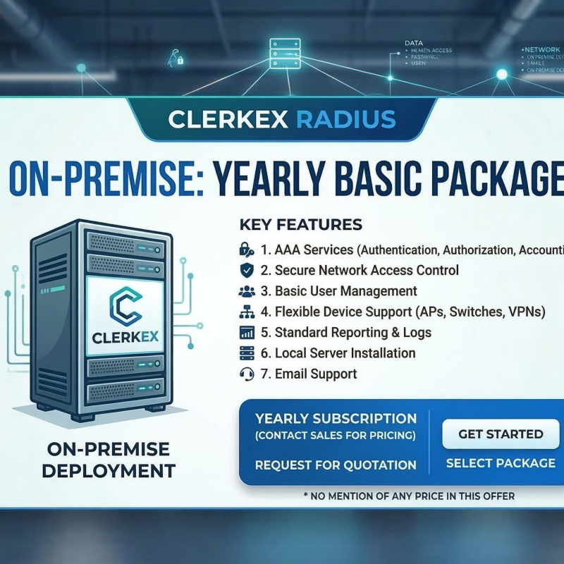 ClerkEx Radius Basic (On-Premise)