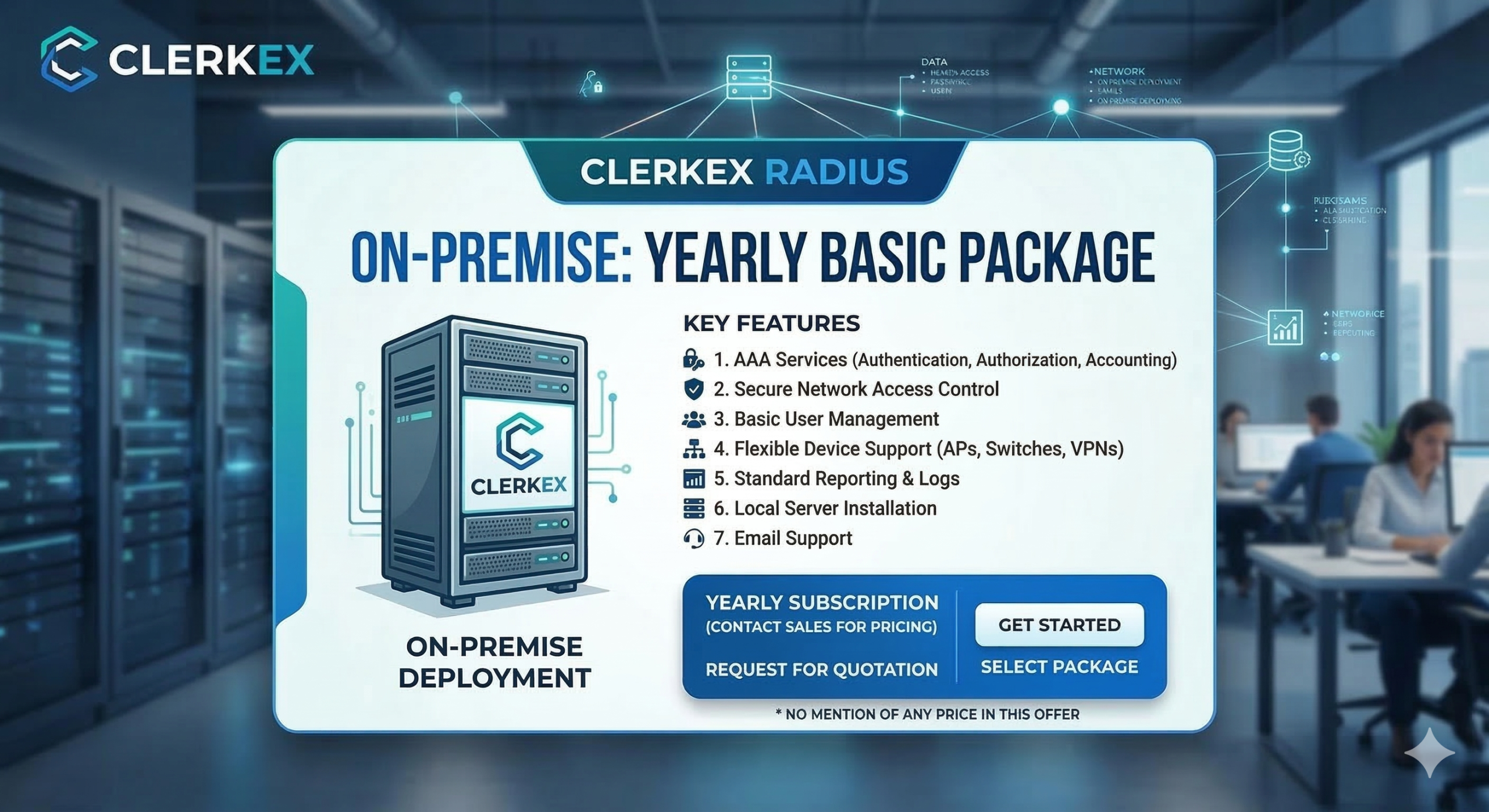 ClerkEx Radius Basic (On-Premise)